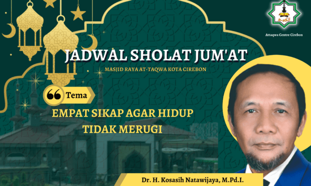 EMPAT SIKAP AGAR HIDUP TIDAK MERUGI  Oleh : H. Muchlis SK (Pengurus Masjid Raya At-Taqwa)