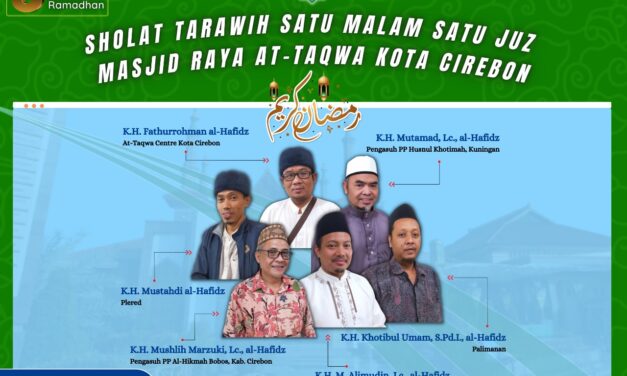 Ramadhan Khatam Qur’an Dengan Satu Malam Satu Juz Setiap Sholat Tarawih di Masjid Raya At-Taqwa Cirebon