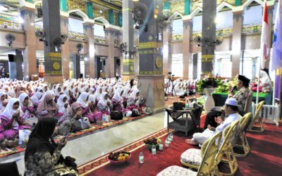 2000 Hafizhah Khatamkan Al-Qur’an di Masjid Raya At-Taqwa Rayakan Harlah JMQH ke-Tiga
