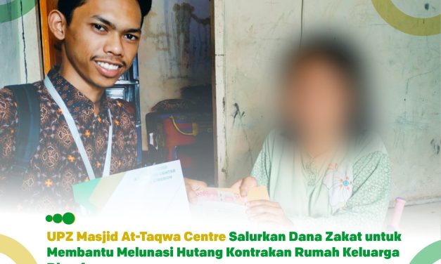 UPZ Salurkan Dana Zakat untuk Melunasi Hutang Kontrakan Rumah