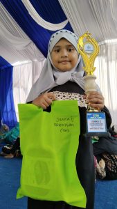 Ananda Freya (Santri RA Tahfizh Quran At-Taqwa) Raih Prestasi Juara 2 Story Telling