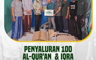 Penyaluran 100 Al-Qur’an dan Iqra untuk Anak-anak Yatim dan Dhuafa