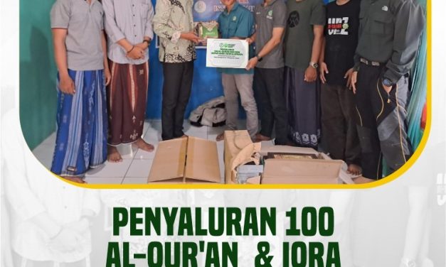 Penyaluran 100 Al-Qur’an dan Iqra untuk Anak-anak Yatim dan Dhuafa