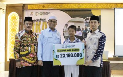 Penyaluran Beasiswa Anak Marbot, Munggahan Marbot, dan Pengesahan RKAT 2025 UPZ Masjid At-Taqwa Centre