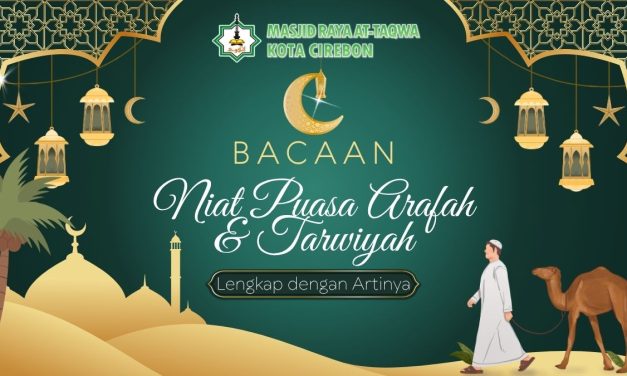 Niat Puasa Arafah dan Tarwiyah dan Jadwal Pelaksanaannya