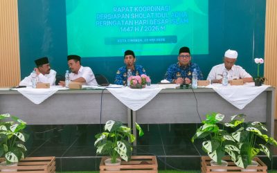 ATTAQWA CENTRE KOTA CIREBON HADIRI RAPAT KOORDINASI PERSIAPAN IDUL ADHA 1447 H DI KEMENAG KOTA CIREBON.