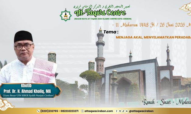MENJAGA AKAL, MENYELAMATKAN PERADABAN