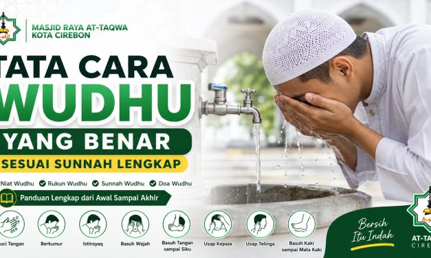Tata Cara Wudhu yang Benar Sesuai Sunnah Rasulullah S.A.W