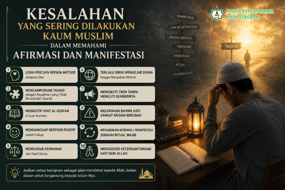 Kesalahan yang Sering Dilakukan Kaum Muslim dalam Memahami Afirmasi dan Manifestasi
