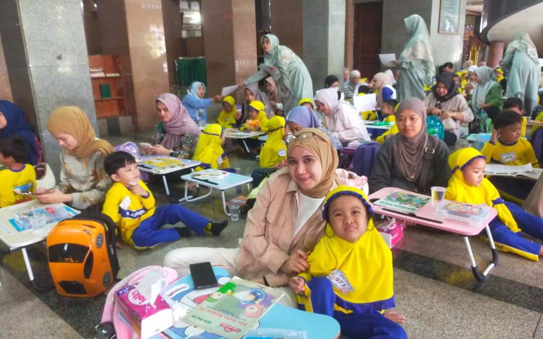 Meriah! Ratusan Anak Ramaikan Festival Anak Nasional 2026 di Masjid Raya Attaqwa Cirebon