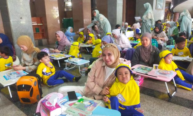 Meriah! Ratusan Anak Ramaikan Festival Anak Nasional 2026 di Masjid Raya Attaqwa Cirebon