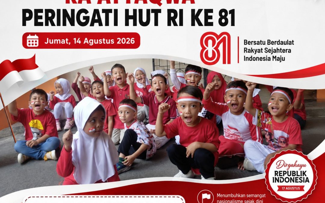 RA At-Taqwa Semarakkan HUT RI ke-81 dengan Penuh Keceriaan