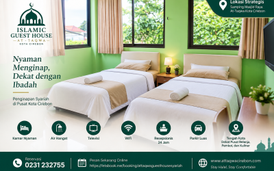 Islamic Guest House At-Taqwa: Penginapan Syariah Nyaman di Pusat Kota Cirebon
