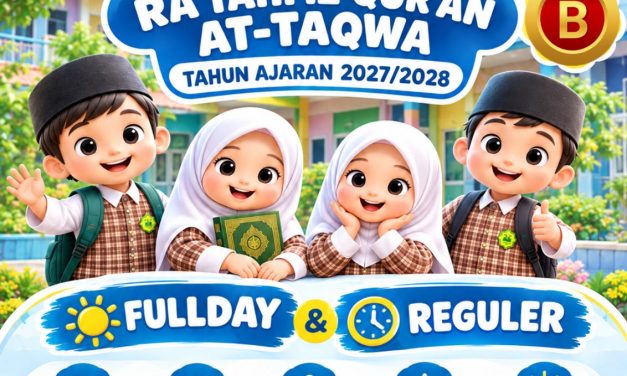 RA Tahfizh Qur’an At-Taqwa Kota Cirebon Buka SPMB Tahun Ajaran 2027/2028, Tersedia Program Fullday & Reguler