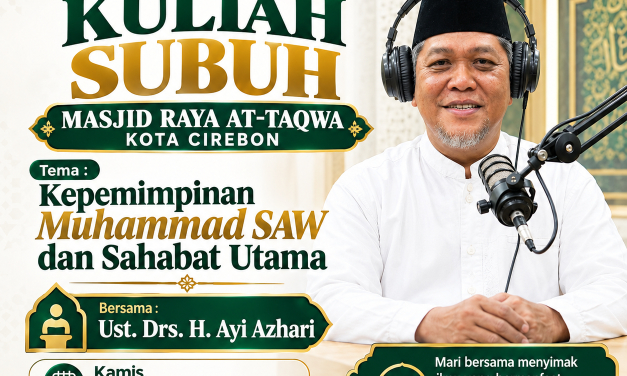 Kepemimpinan Muhammad SAW dan Sahabat Utama (Contoh Keteladanan sepanjang masa)