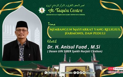 MEMBANGUN MASYARAKAT YANG RELIGIUS, HARMONIS DAN PEDULI