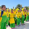 Siswa RA Asy Syukron mengikuti kunjungan edukasi di Masjid Raya At-Taqwa Kota Cirebon.