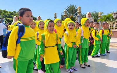 50 Siswa RA Asy Syukron Kunjungi Masjid Raya At-Taqwa Cirebon, Kenali Keunikan Bangunan dan Fungsi Rumah Ibadah